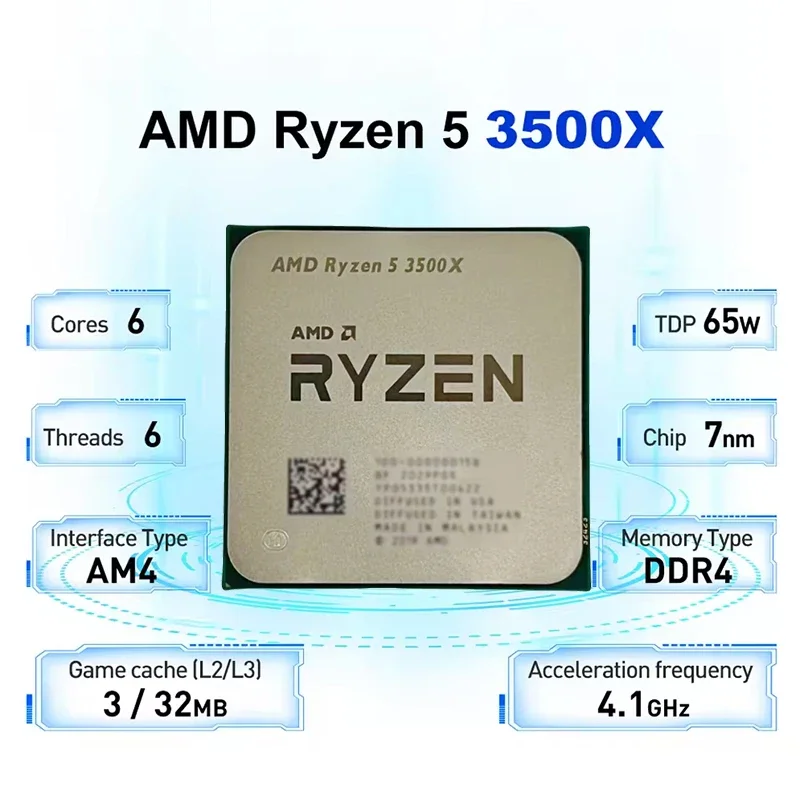 AMD Ryzen 5 3500X 3.6GHz 6 Cor - огляд і ціна Esports Gaming Pc Build
